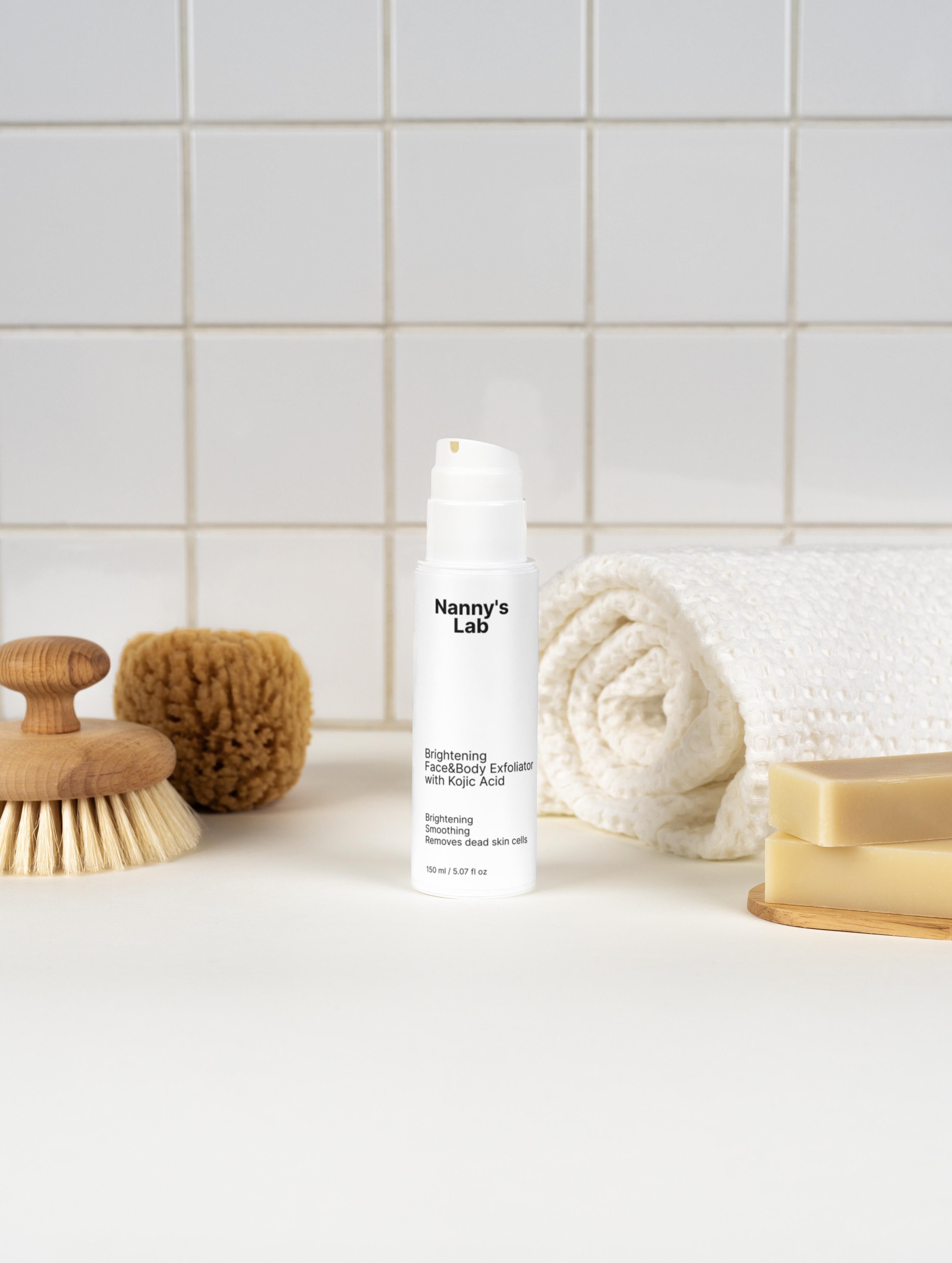 Brightening Face&Body Exfoliator with Kojic Acid